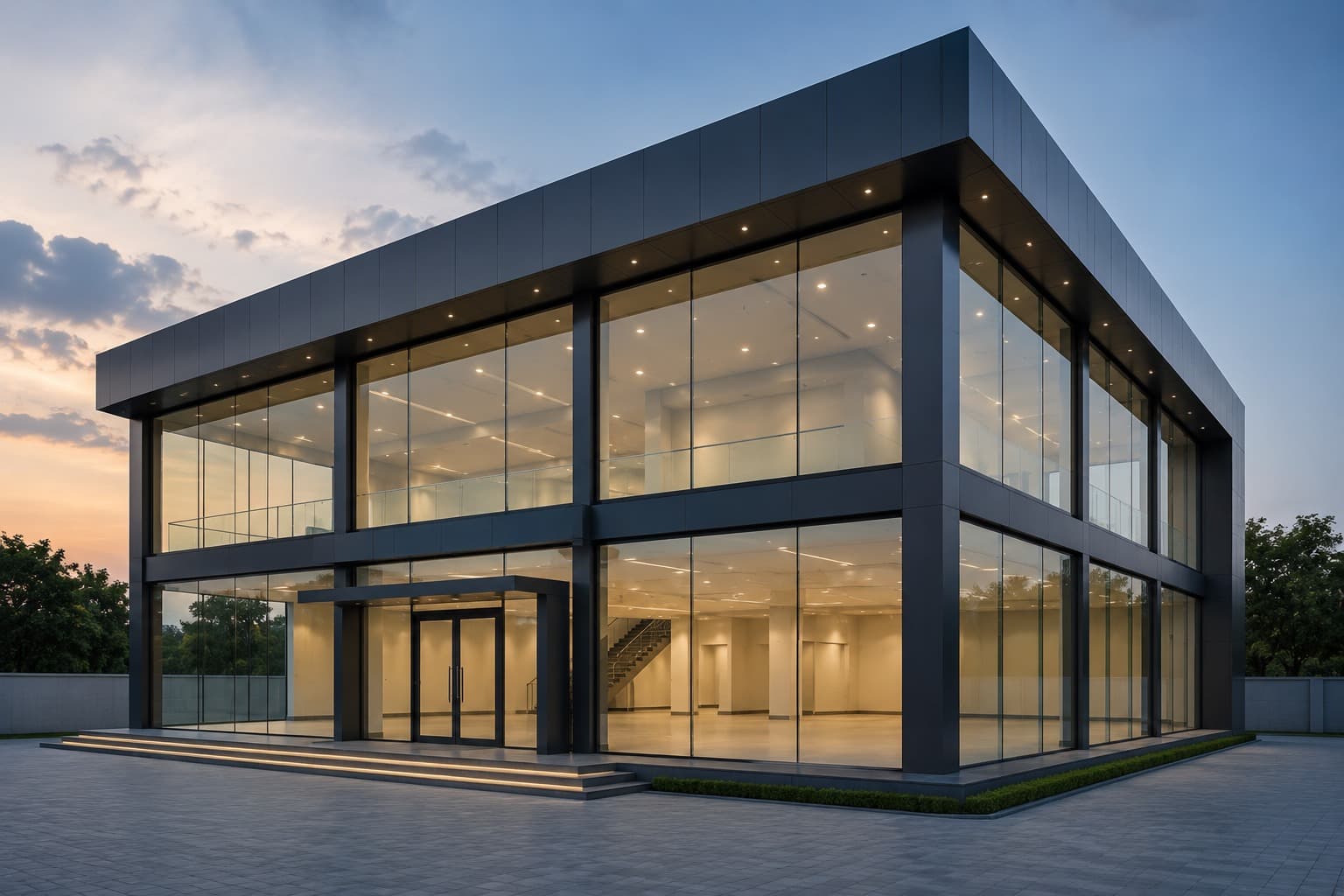 Double Storey PEB Showroom