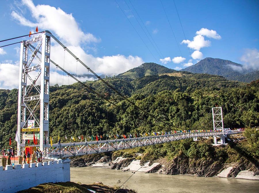 SUSPENSION STEEL BRIDGE - Structro Infra Tech